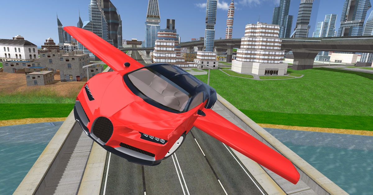 Image Flying Car Driving Simulator