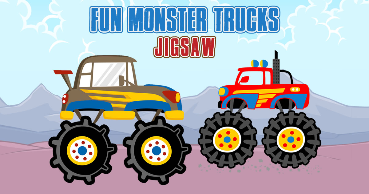Image Fun Monster Trucks Jigsaw