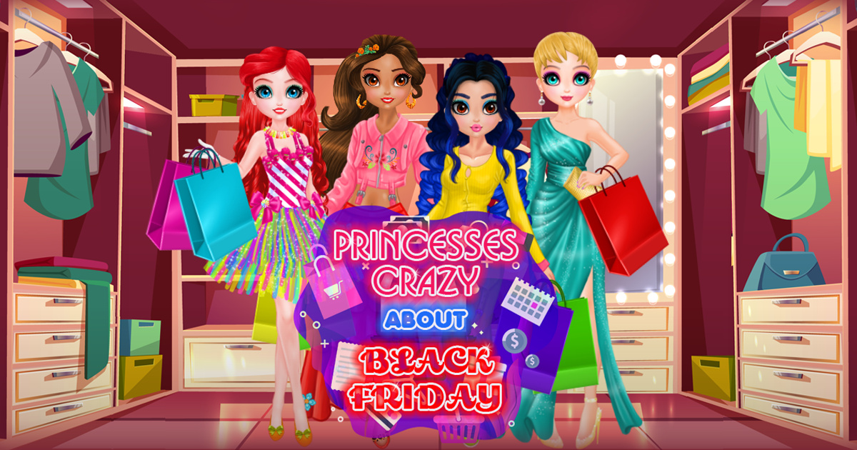 Image Princesses Crazy About Black Friday